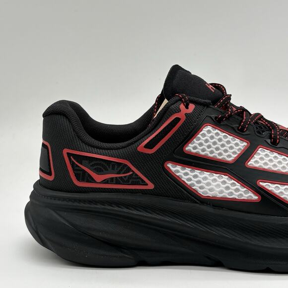 Hoka One One Clifton One9 Black Red 1155370 BCRS Mens Size 9.5 NEW Sneakers main image 9